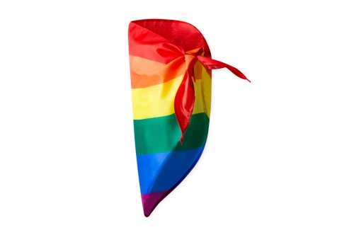 Bandana personnalisé LGBT foulard au couleur arc en ciel