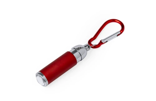 Porte-clés publicitaire lampe torche led en aluminium recyclé Wols