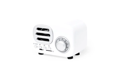 Haut-parleur Bluetooth personnalisé de style vintage en forme de radio Florens