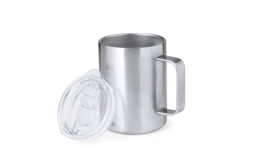 Mug isotherme personnalisé Dovery en acier inox recyclé 370 ml