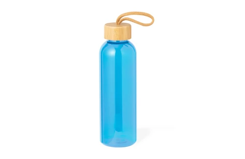 Bouteille personnalisée en RPET recyclé et bouchon bambou Tournax 650 ml