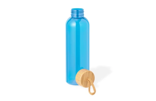 Bouteille personnalisée en RPET recyclé et bouchon bambou Tournax 650 ml