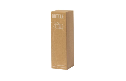 Bouteille personnalisée en verre translucide et acier inox Nortalik 500 ml