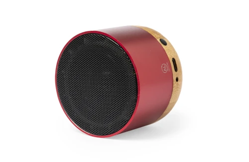 Enceinte personnalisée haut-parleur Bluetooth® bambou en alu recyclé Lops