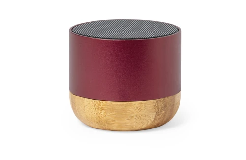 Enceinte personnalisée haut-parleur Bluetooth® bambou en alu recyclé Lops