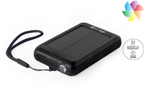 Batterie powerbank externe personnalisable chargeur solaire Haryin 5000 mAh