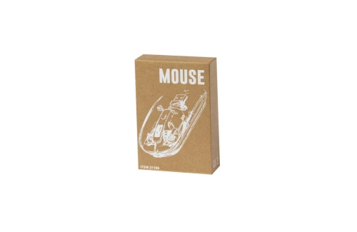 Souris ordinateur personnalisée optique sans fil transparente Mirabek