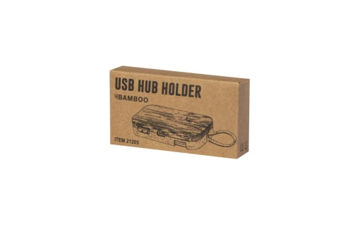 Hub USB personnalisé port 2.0 avec support mobile amovible Flow