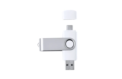 Clé USB 3.0 personnalisée 16 Go otg double connectique made in Europe