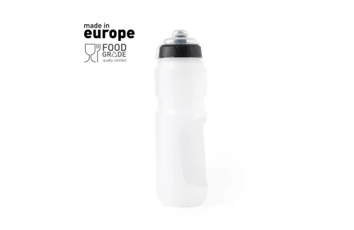 Bidon sport personnalisé en PE blanc translucide Radnel 750 ml