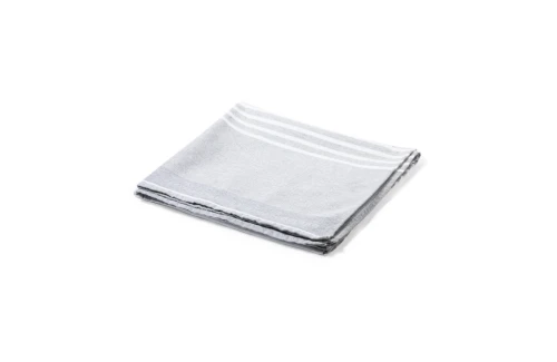 Drap de bain rayé en coton recyclé certifié GRS personnalisable Flokyn 150 x 80