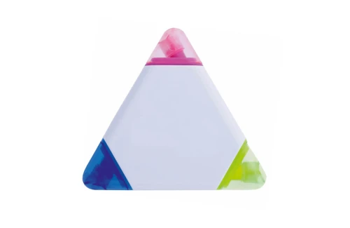 Surligneur personnalisé marqueur fluo triangulaire 3 couleurs Trico