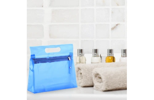 Trousse de toilette personnalisée Fergi pochette multi-usages translucide