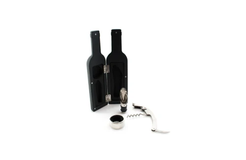 Set à vin personnalisé kit d'accessoire œnologue dans une bouteille Sarap