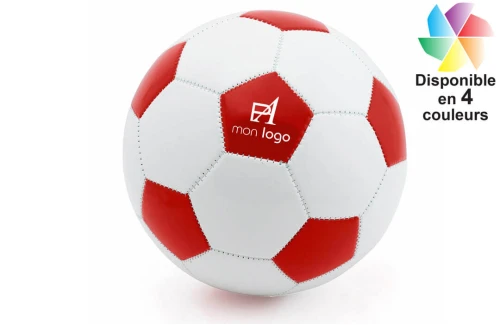 Ballon de football publicitaire personnalisé Delko en similicuir souple bicolore 