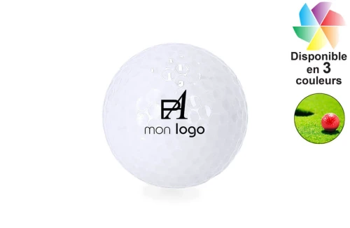 Balle de golf publicitaire personnalisée Nessa de diamètre 4,2 cm 