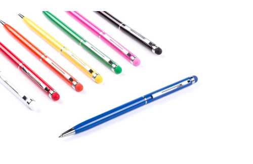 Stylet stylo ultra mince en aluminium métallisée personnalisable byzar