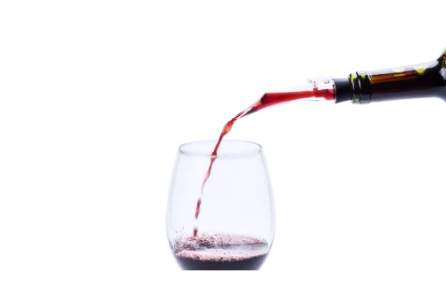 Bouchon aérateur de vin personnalisé Crianz à bec verseur transparent