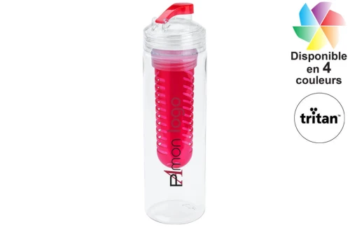 Bouteille publicitaire personnalisée avec accessoire refroidisseur Kelit 700 ml 