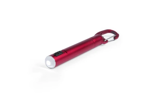 Stylo publicitaire avec mousqueton et lampe led Krujer