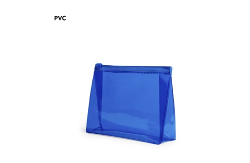 Tousse de toilette transparente personnalisée Iriam pochette en pvc