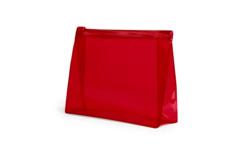 Tousse de toilette transparente personnalisée Iriam pochette en pvc