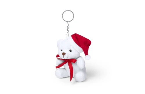 Porte-clés personnalisé peluche bonnet de noël Glenda