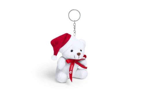 Porte-clés personnalisé peluche bonnet de noël Glenda