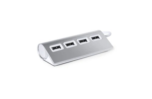 Hub USB personnalisé bicolore en aluminium Weeper