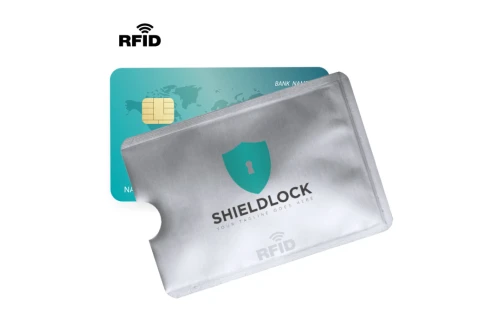 Porte cartes bancaire personnalisé RFID Becam en aluminium