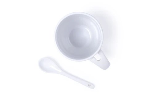 Tasse personnalisée  Samay de 300 ml avec cuillère en céramique