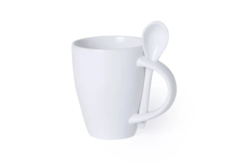 Tasse personnalisée  Samay de 300 ml avec cuillère en céramique