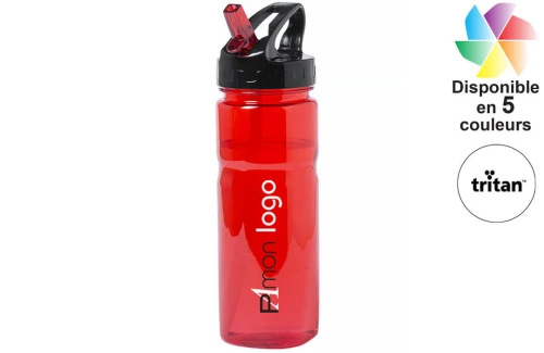 Gourde sport personnalisée bidon en tritan résistant Vandix 650 ml