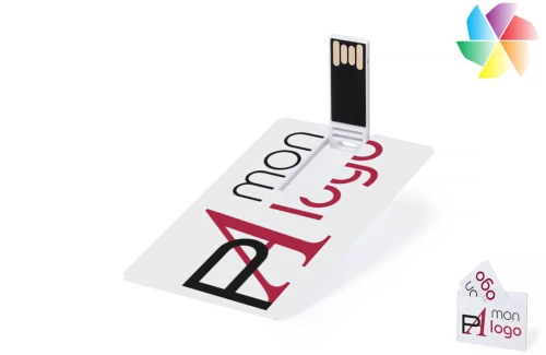 Carte USB publicitaire personnalisée 16 Go Steya made in Europe 