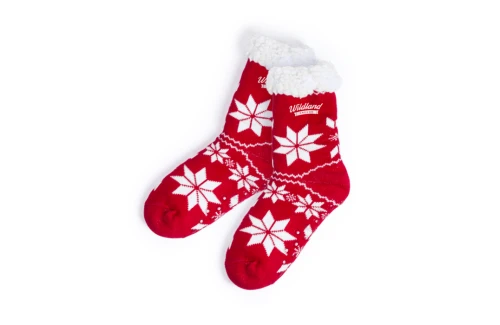 Chaussettes anti-dérapantes aux motifs de Noël personnalisées Camiz