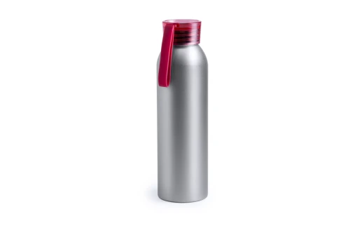 Gourde personnalisée en aluminium de couleur argentée Tukel 650 ml