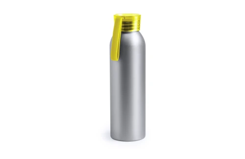 Gourde personnalisée en aluminium de couleur argentée Tukel 650 ml