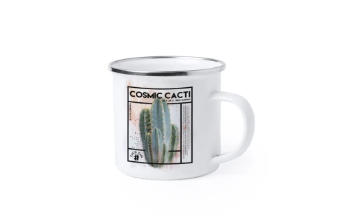 Tasse rétro personnalisée en métal Neyms de 380 ml pour sublimation