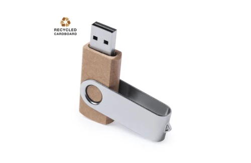 Clé USB personnalisée 16 Go en carton recyclé Trugel made in europe