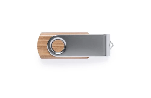 Clé USB twister personnalisée 16 Go en bambou Cetrex made in Europe