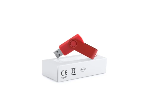 Clé USB twister personnalisée 16 Go clip à clip coloré Survet made in Europe