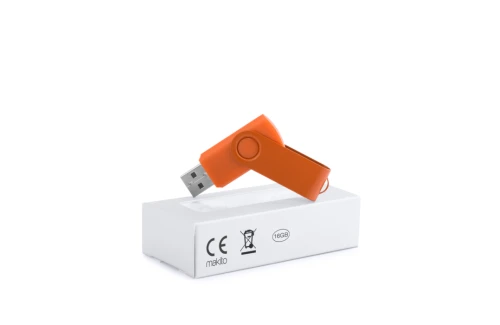 Clé USB twister personnalisée 16 Go clip à clip coloré Survet made in Europe