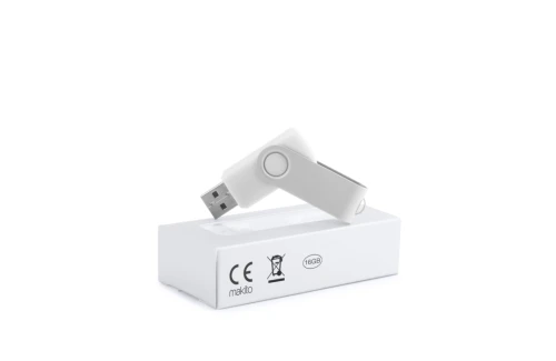 Clé USB twister personnalisée 16 Go clip à clip coloré Survet made in Europe