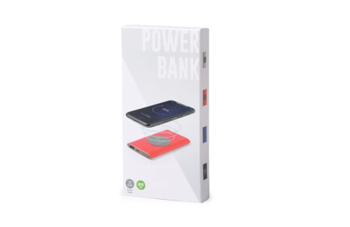 Batterie externe personnalisable powerbank chargeur sans fil Tikur 4000 mAh