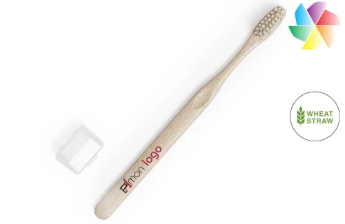 Brosse à dents publicitaire personnalisée Cleidol en fibre de blé 