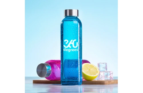 Bouteille personnalisée en verre coloré transparent de haute qualité Terkol 500 ml