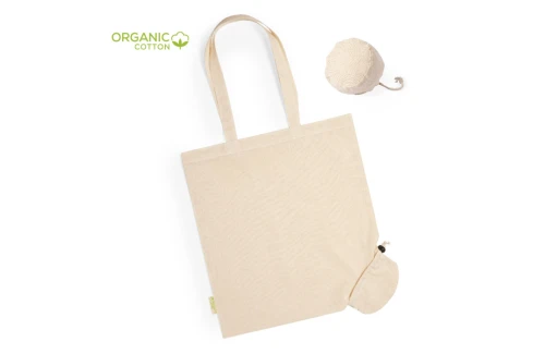 Sac shopping personnalisé pliable Nepax en coton biologique