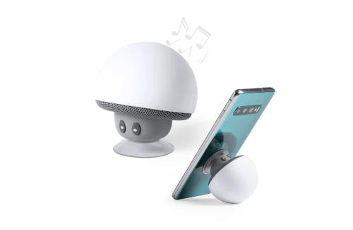 Mini enceinte Bluetooth champignon personnalisée avec ventouse Wanap