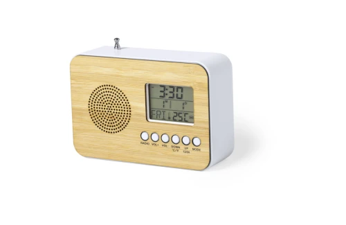 Horloge radio personnalisée Tulax au multifonction