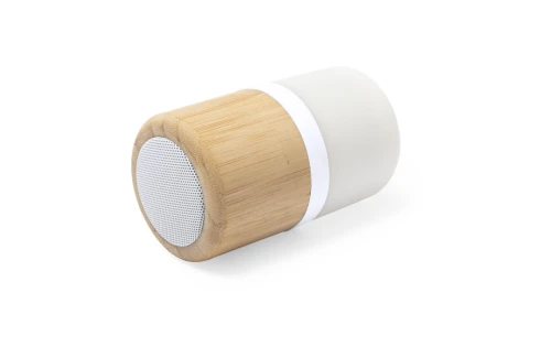 Enceinte Bluetooth en bambou haut parleur personnalisable avec led Kevil